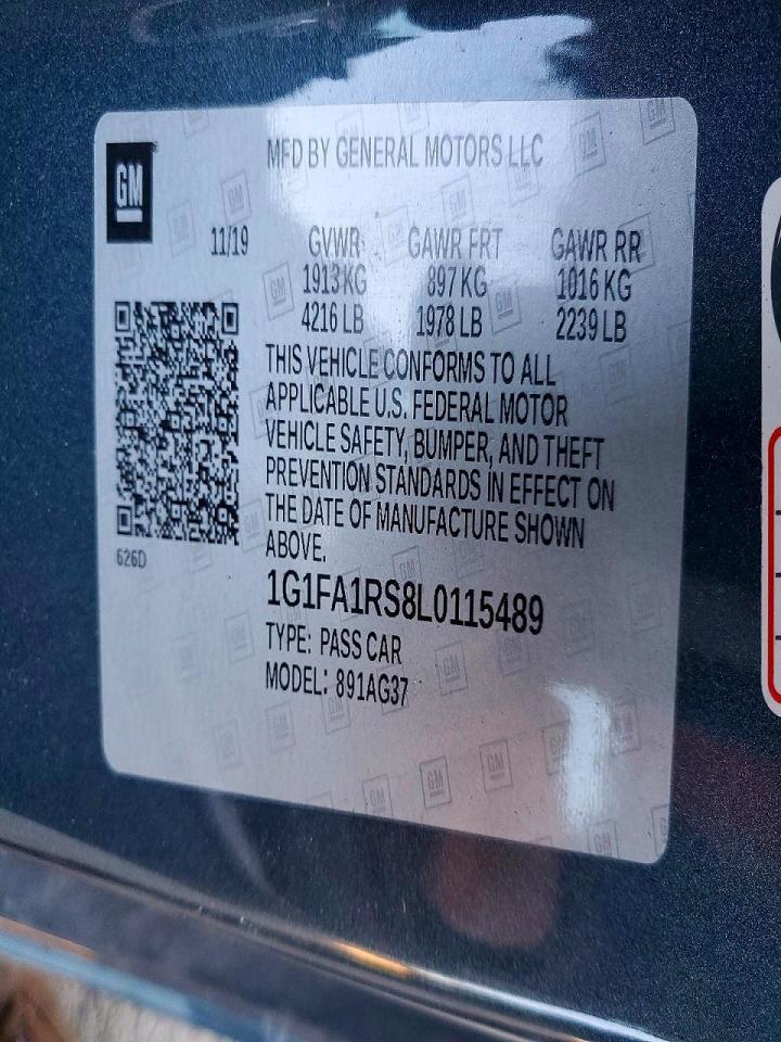 2020 Chevrolet Camaro ls