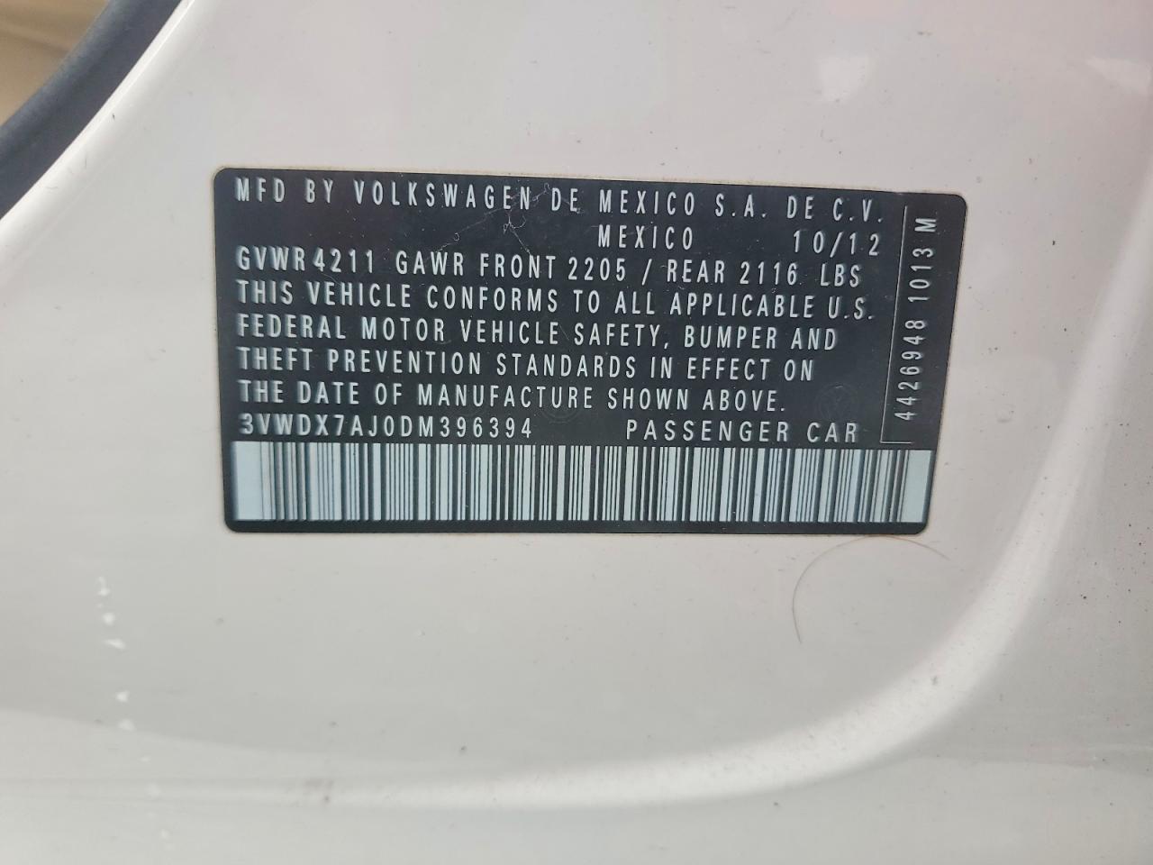 2013 Volkswagen Jetta se