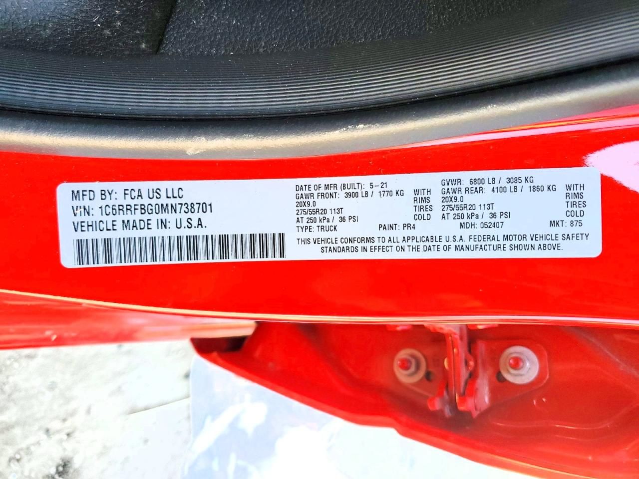 2021 Dodge Ram 1500 big Horn/lone Star