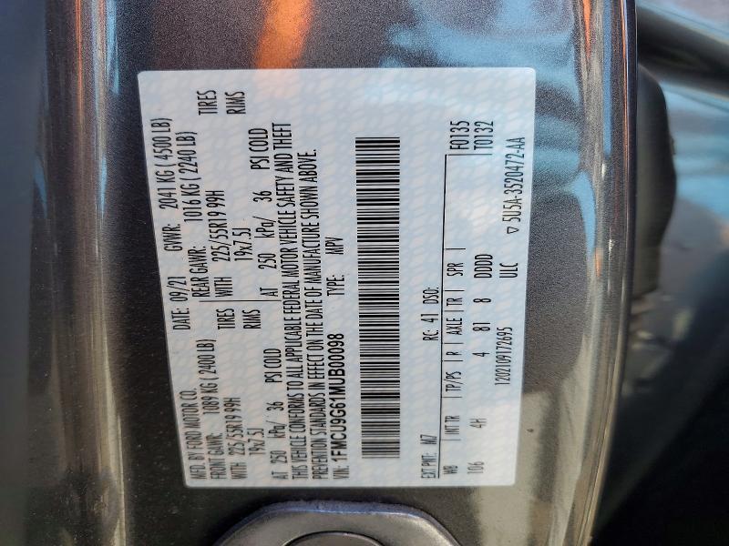 2021 Ford Escape se