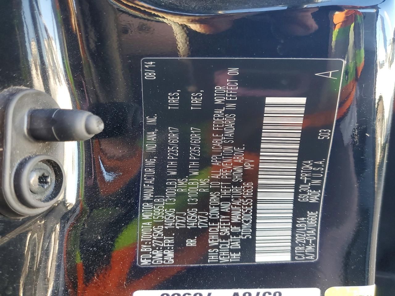 2014 Toyota Sienna xle