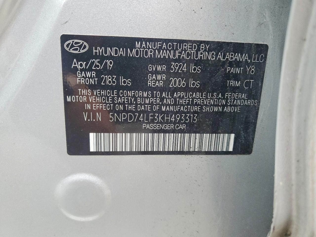 2019 Hyundai Elantra se