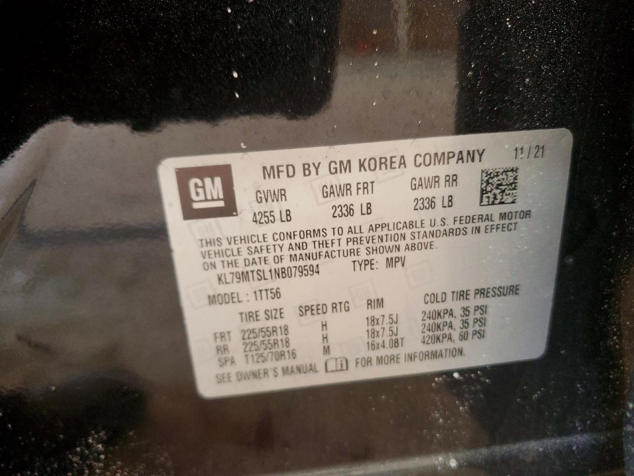 2022 Chevrolet Trailblazer rs