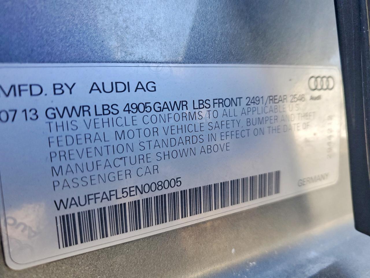 2014 Audi A4 Premium Plus