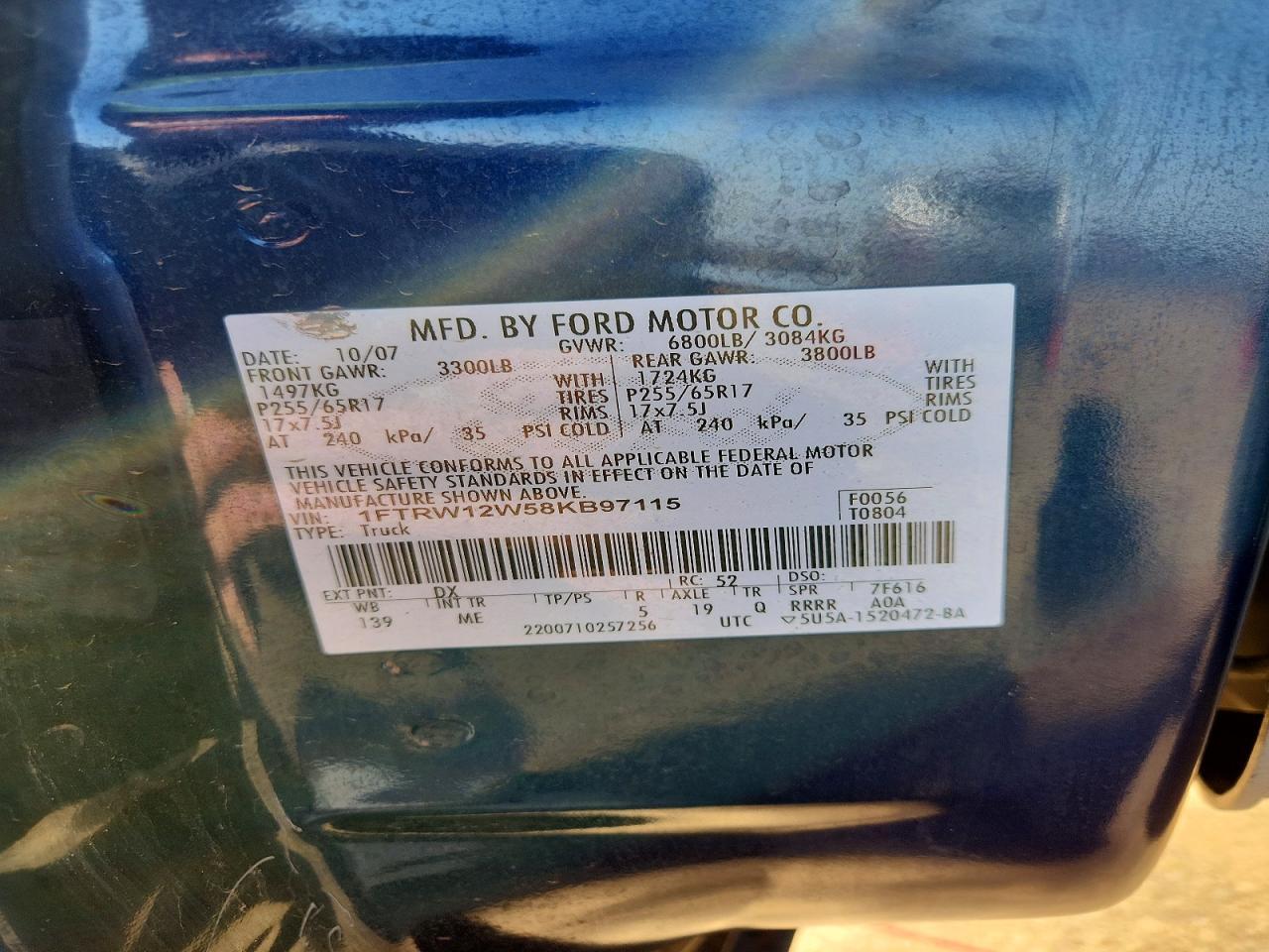 2008 Ford F150 Super