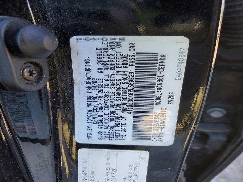 2002 Toyota Camry le