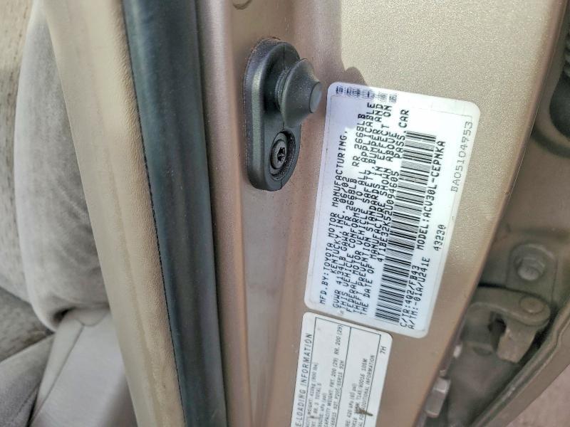 2002 Toyota Camry le