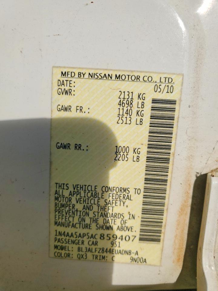 2010 Nissan Maxima 3.5 s