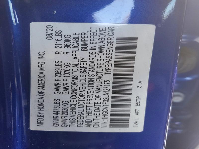 2020 Honda Accord Sport