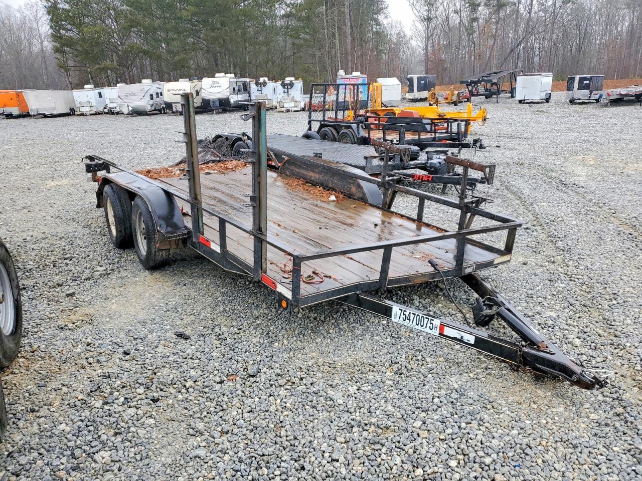 2020 Lone Wolf 77X14 Utility Trailer