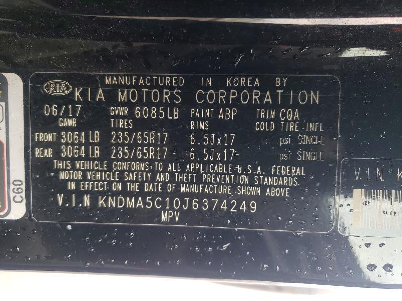 2018 KIA Sedona l