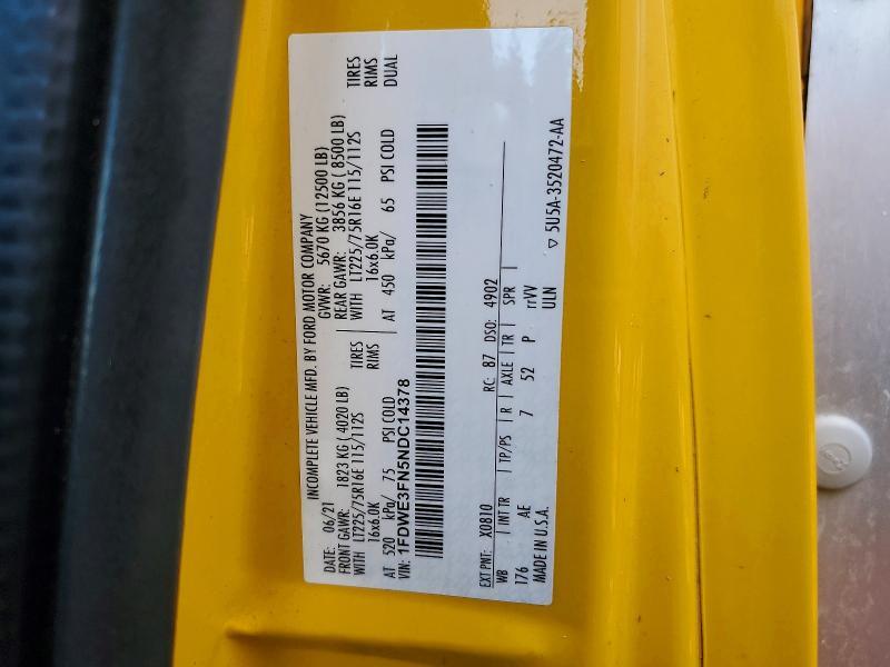 2022 Ford E350 BOX Truck