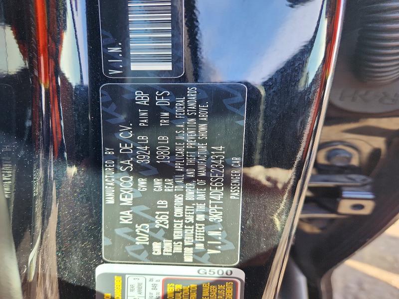 2025 KIA K4 lx