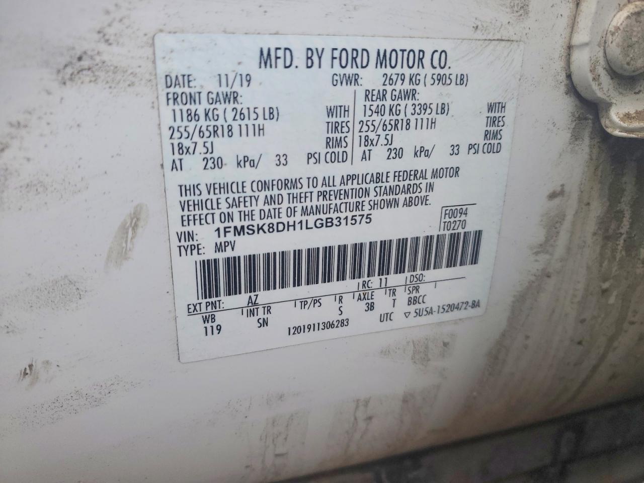 2020 Ford Explorer xlt