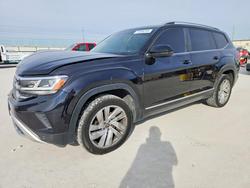 Salvage cars for sale from Copart Haslet, TX: 2021 Volkswagen Atlas sel