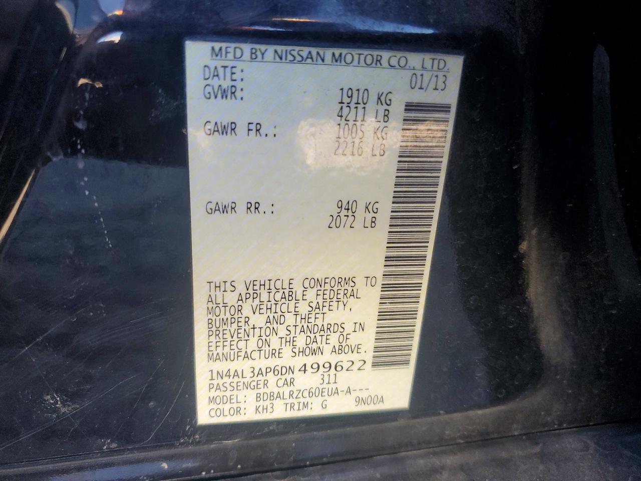 2013 Nissan Altima 2.5