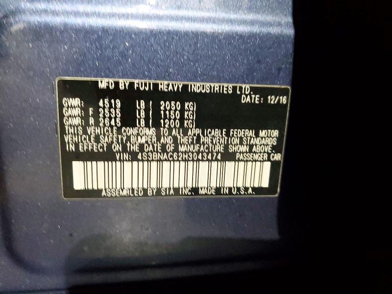 2017 Subaru Legacy 2.5i Premium