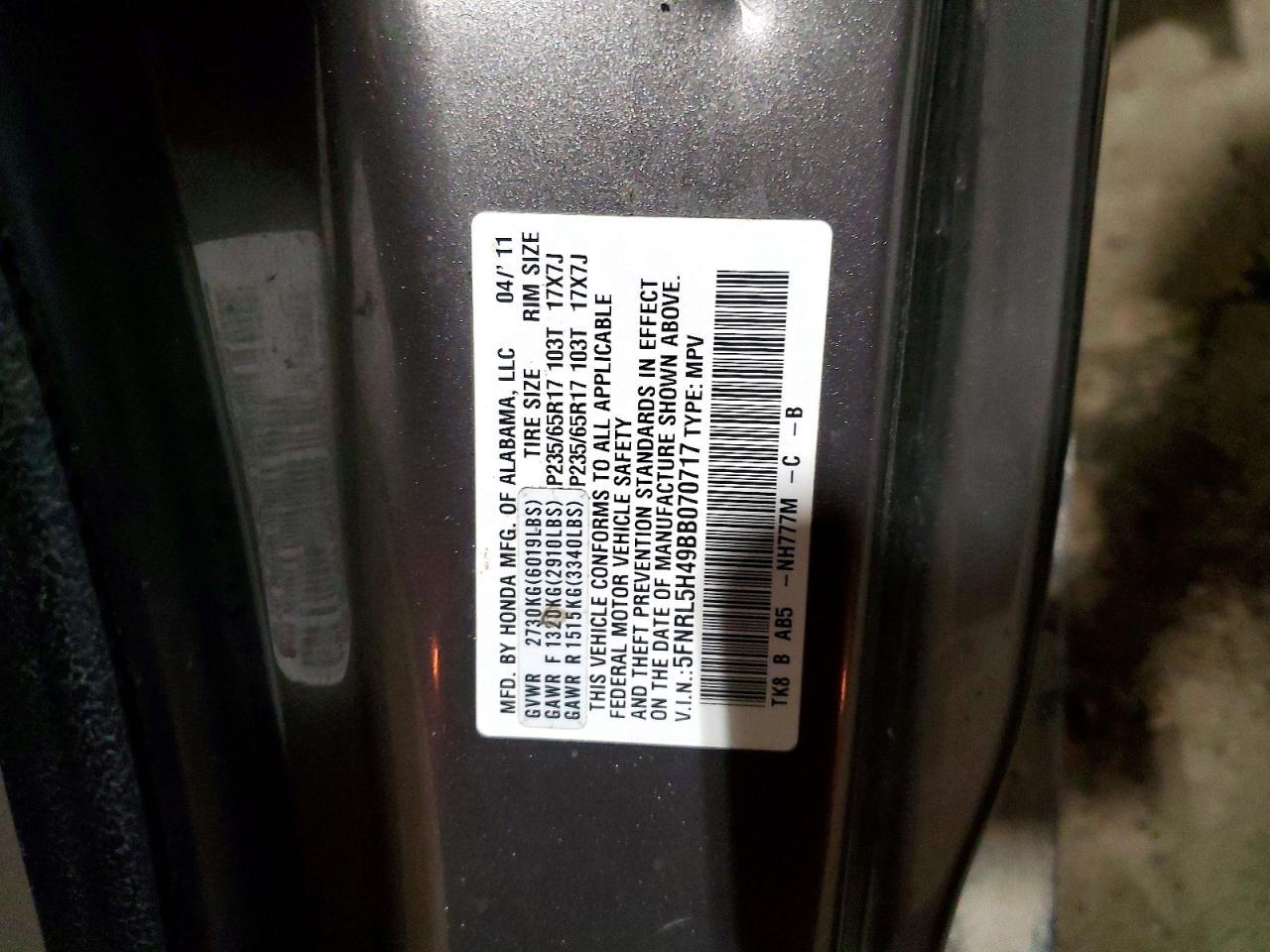 2011 Honda Odyssey