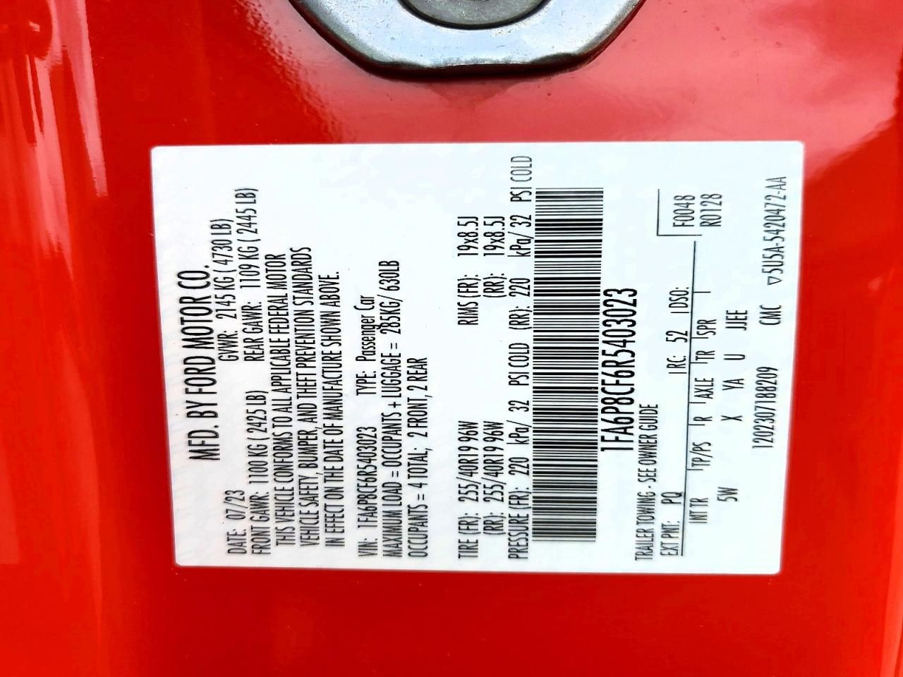 2024 Ford Mustang gt