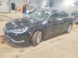 Chrysler salvage cars for sale: 2015 Chrysler 200 Limited