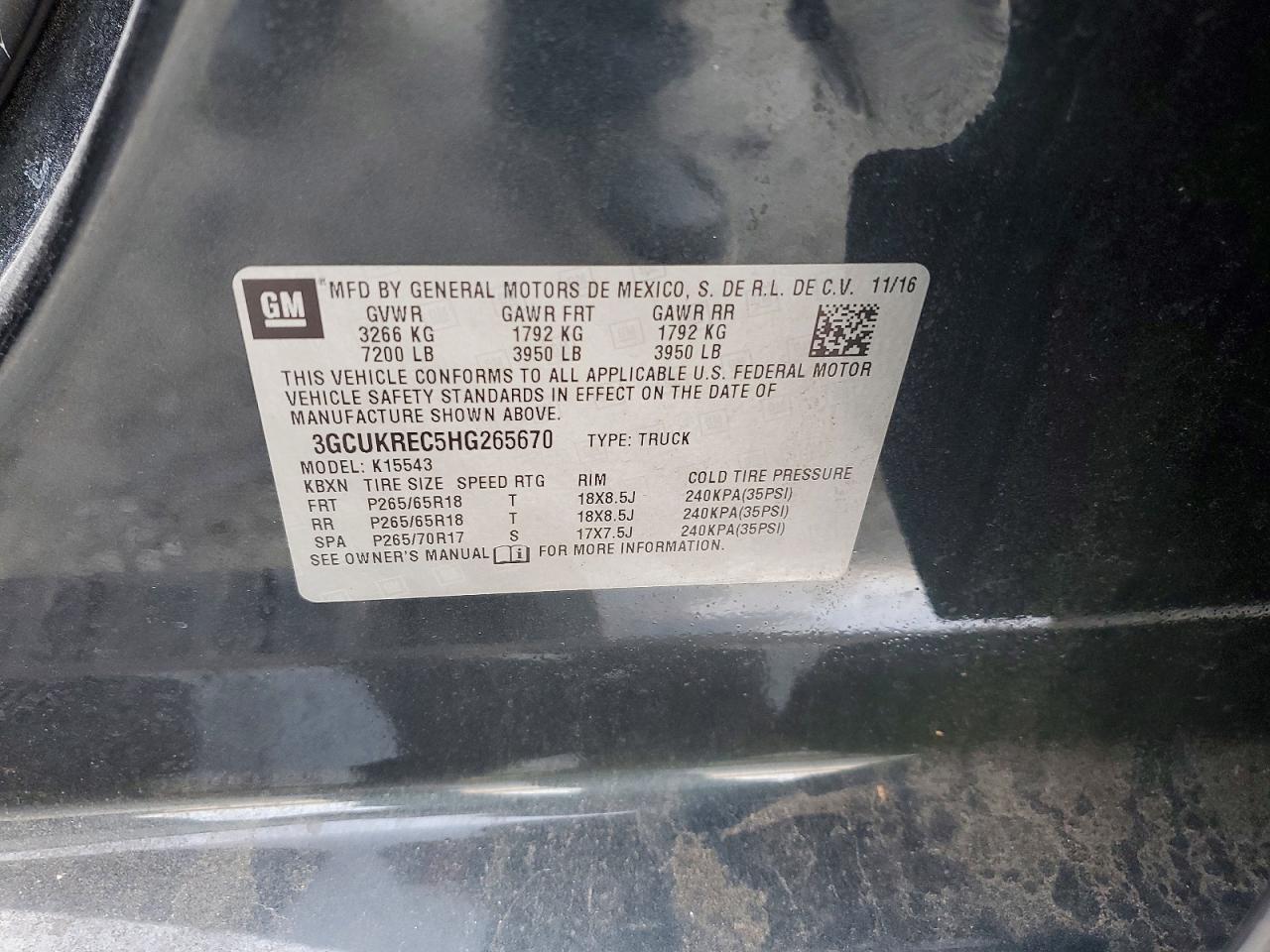 2017 Chevrolet Silverado K1500 LT