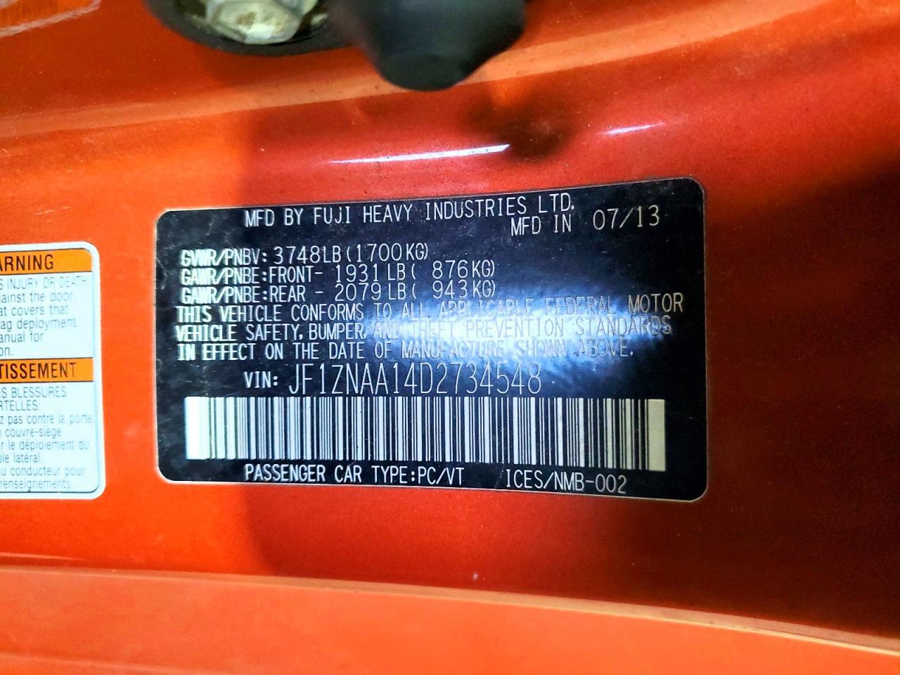 2013 Scion Fr-s Base