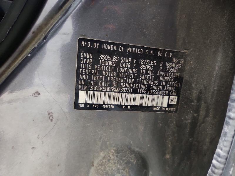 2019 Honda Fit ex