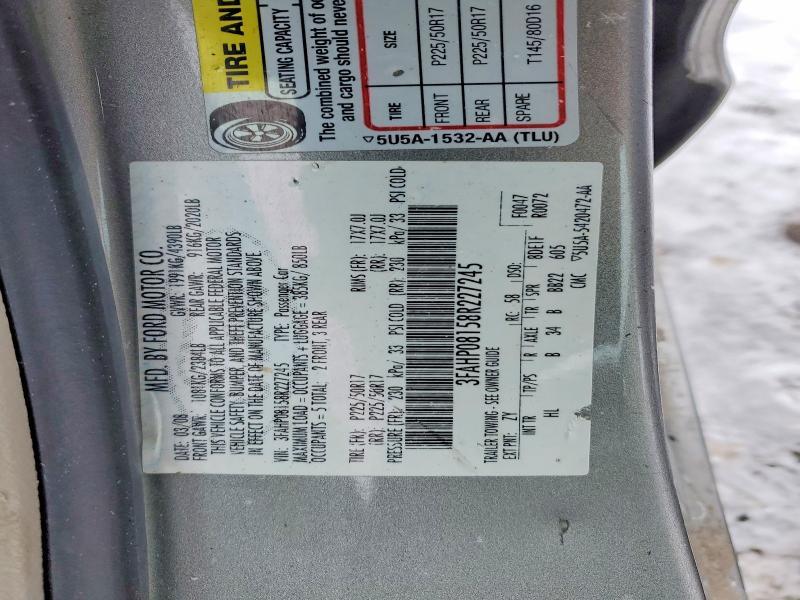 2008 Ford Fusion sel