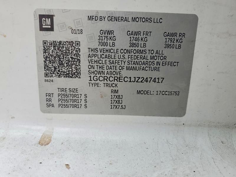 2018 Chevrolet Silverado C1500 lt