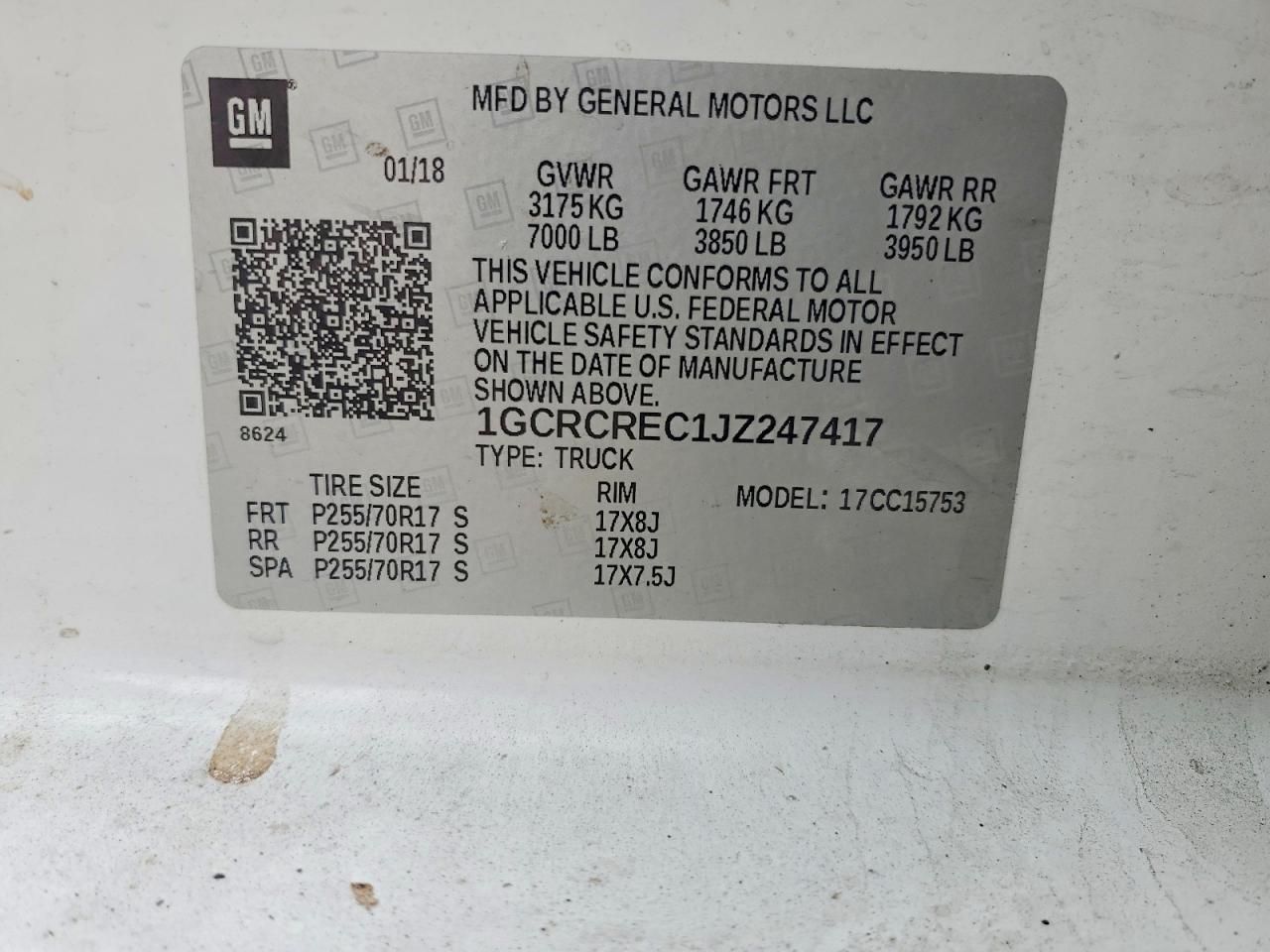 2018 Chevrolet Silverado C1500 lt