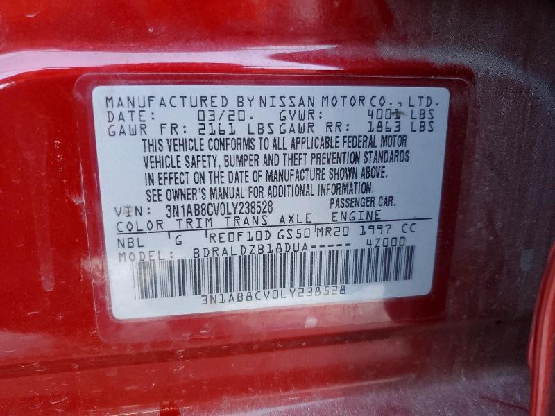 2020 Nissan Sentra sv