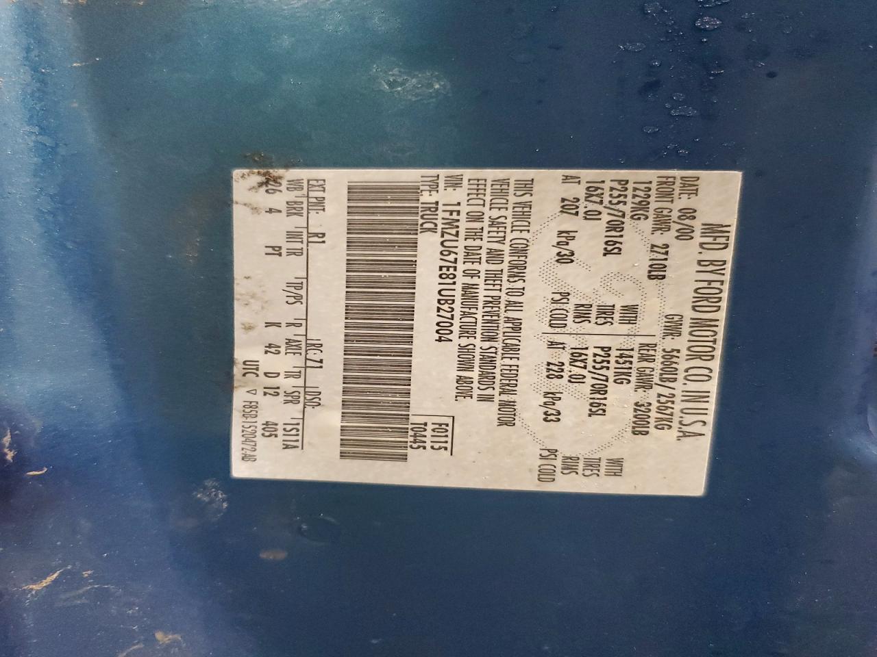 2001 Ford Explorer Sport Trac