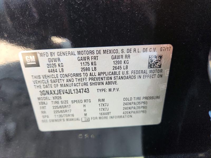 2018 Chevrolet Equinox lt