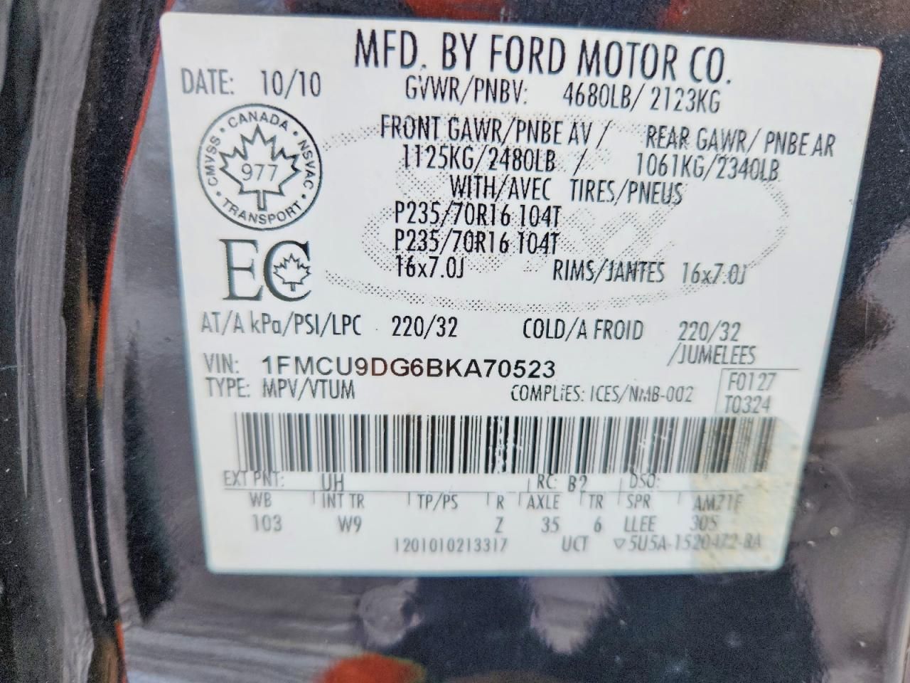 2011 Ford Escape xlt