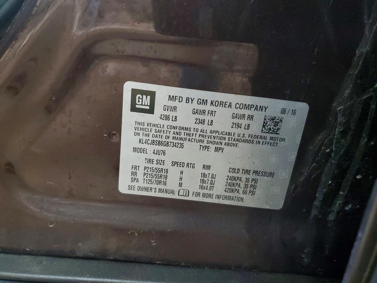 2016 Buick Encore Convenience