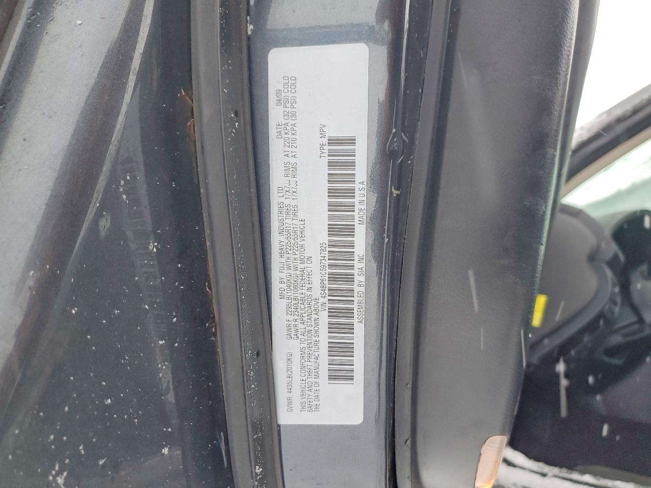 2009 Subaru Outback 2.5i