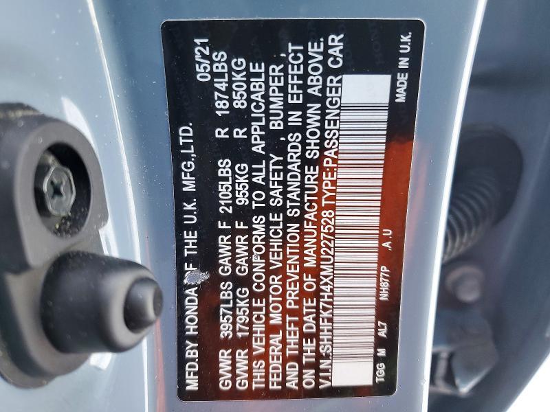 2021 Honda Civic Sport
