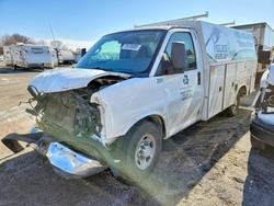 Salvage trucks for sale at Cahokia Heights, IL auction: 2017 Chevrolet Express G3500