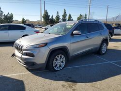 Jeep salvage cars for sale: 2017 Jeep Cherokee Latitude