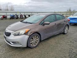 KIA salvage cars for sale: 2015 KIA Forte lx