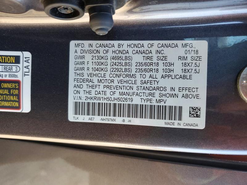 2018 Honda Cr-v ex