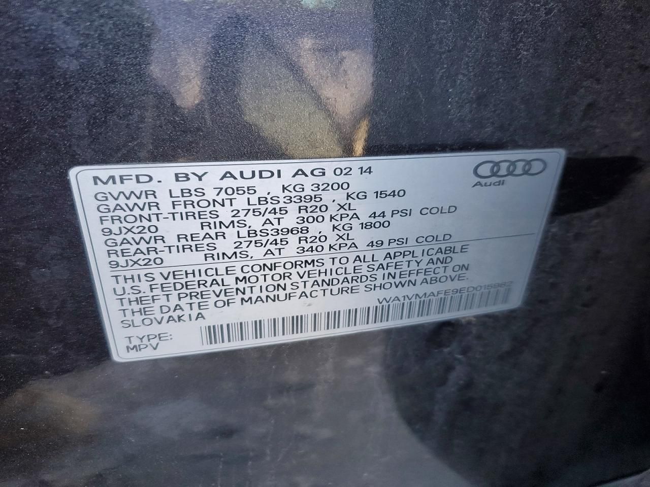 2014 Audi Q7 Prestige