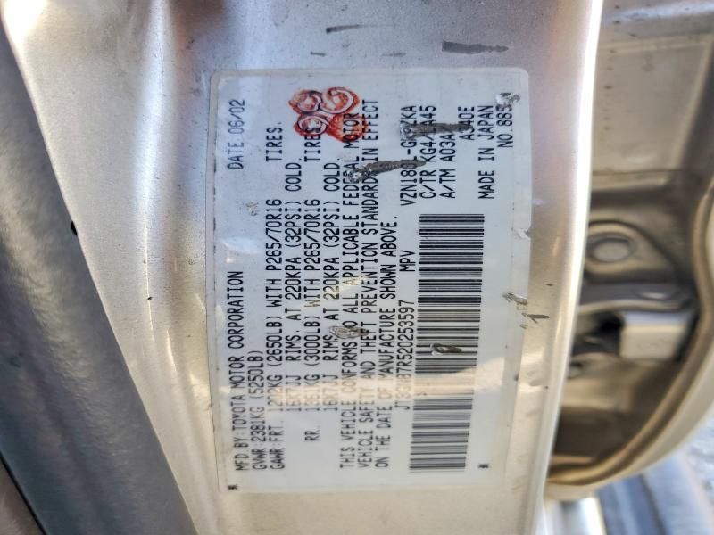 2002 Toyota 4runner Limited