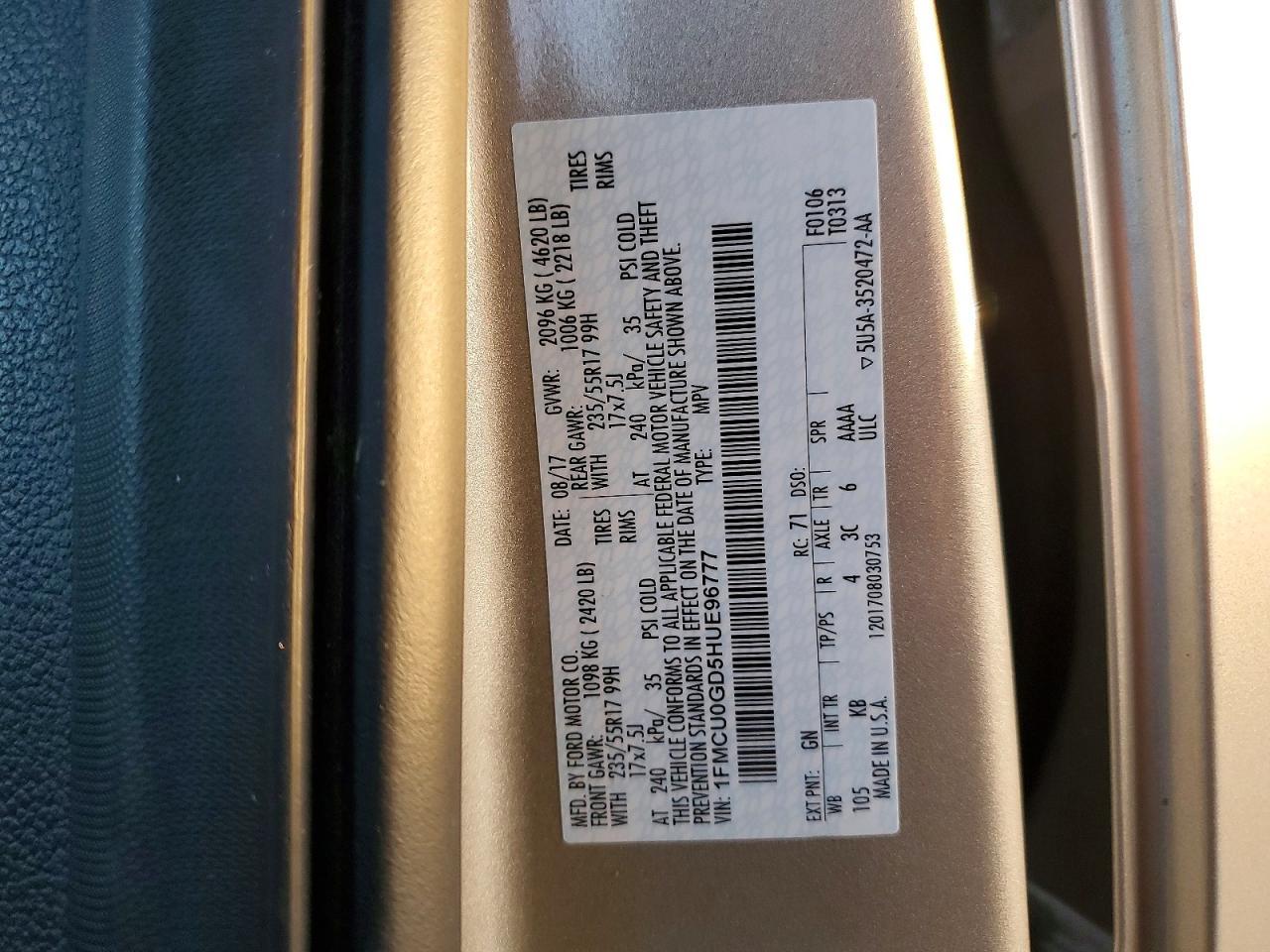 2017 Ford Escape se