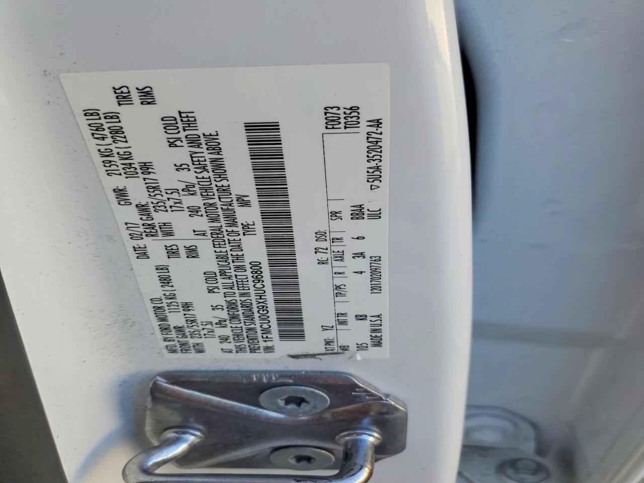2017 Ford Escape se