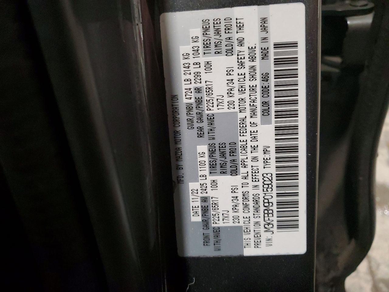 2023 Mazda Cx-5 Select
