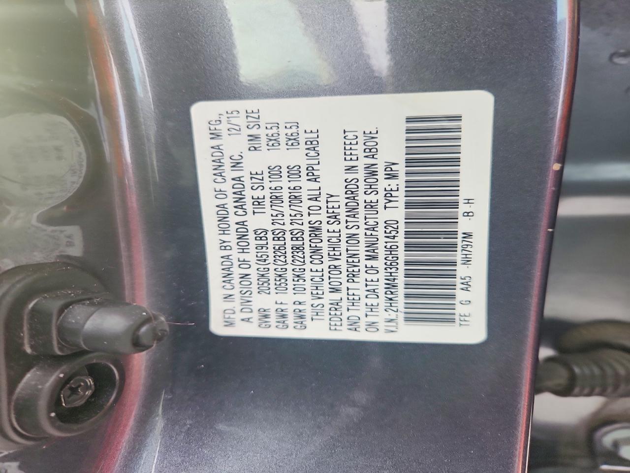2016 Honda Cr-v lx