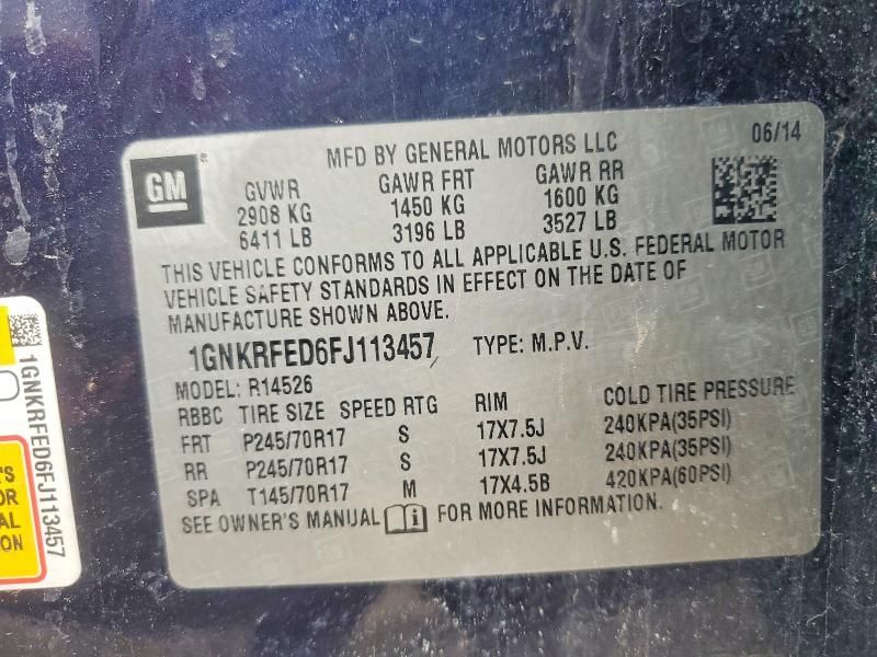 2015 Chevrolet Traverse ls