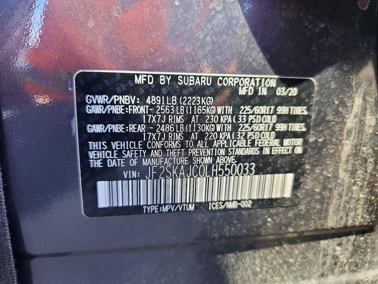 2020 Subaru Forester Premium