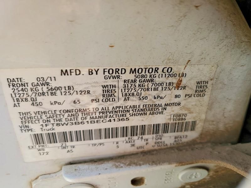 2011 Ford F350 Super Duty